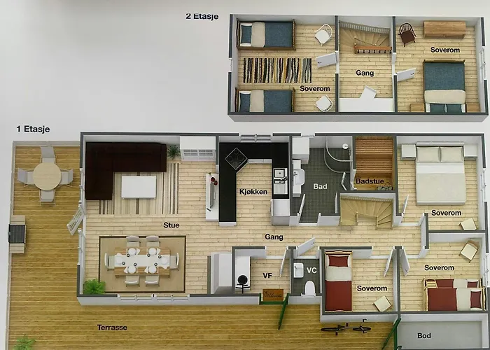 Semesterbostad Mountain Cabin With Great Views *